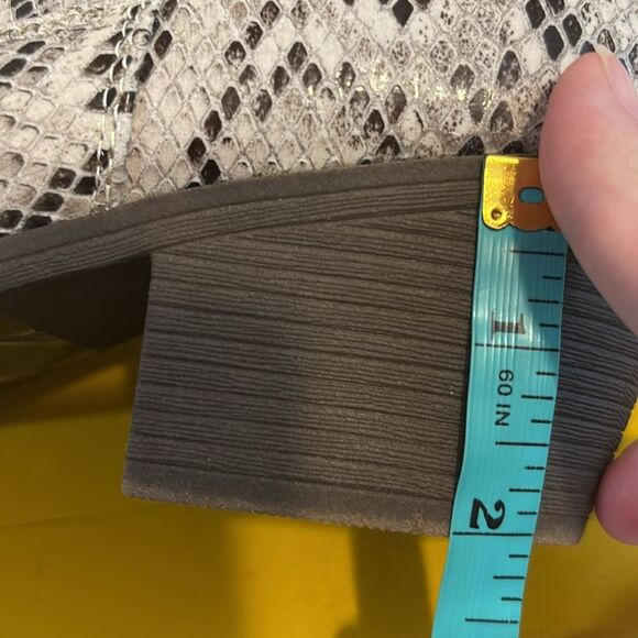 Snakeskin Ankle Boots SO size 10 - Picture 6 of 6